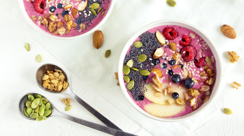 Very-Berry Protein Smoothie-Bowl